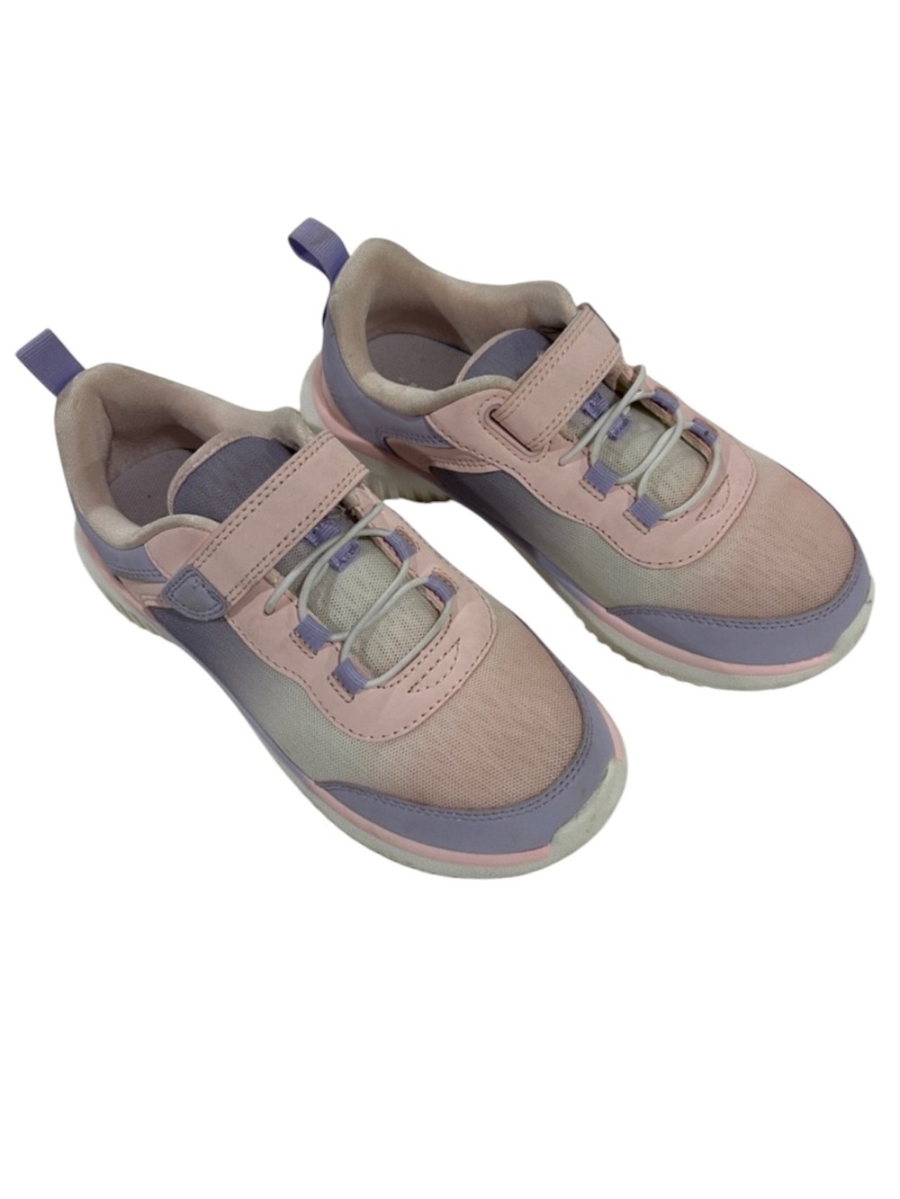 all in motion Pink and Lavender Kids Sneakers with Hook-and-Loop Strap